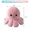 Cute Octopus Baby Toys 0 3 6 9 12 18 Months, Double-Sided Flip Soft Reversible Octopus Plus Stuffed Animals Doll…