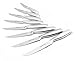 Utopia Kitchen Premium Steak Knife Set of 8 Professional Serrated Steak Knives for Multipurpose - Stainless Steel Dinner Knives
