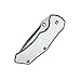 KUBEY 6.2in Stainless Steel Thumb Open Folding Pocket Knife with 2.6in Drop Point Blade and Stainless Steel Handle for Outdoor and Everyday Carry (Rainbow)