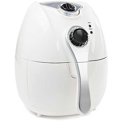 Click Here to See More Images Electric Air Fryer Cooker with Rapid Air Circulation System Low-Fat White