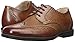 Florsheim Kids Boy's Reveal Wing Tip Jr. Shoe,  Cognac Lin, 7 M US Big Kid