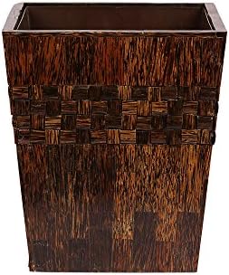 Opulent Homes Taadiwood Dustbin 10 Brown 8 X 10