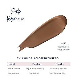 Best Bronze Bombshell Body & Leg Makeup