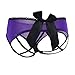 Cheeky Cut Cage-Back Hipster Panty Lingerie Women Underwear One Size (Purple)