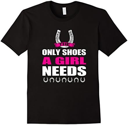 Men's Friesian Horse Racing Jumping Girls Equestrian Gift Shirt Medium Black