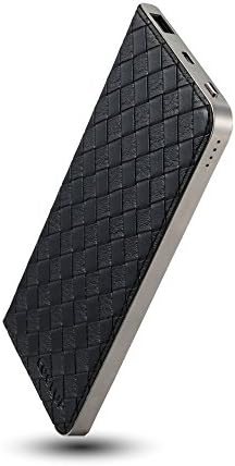 CoolUp External Battery Power Bank Leather 4000mAh (Black)