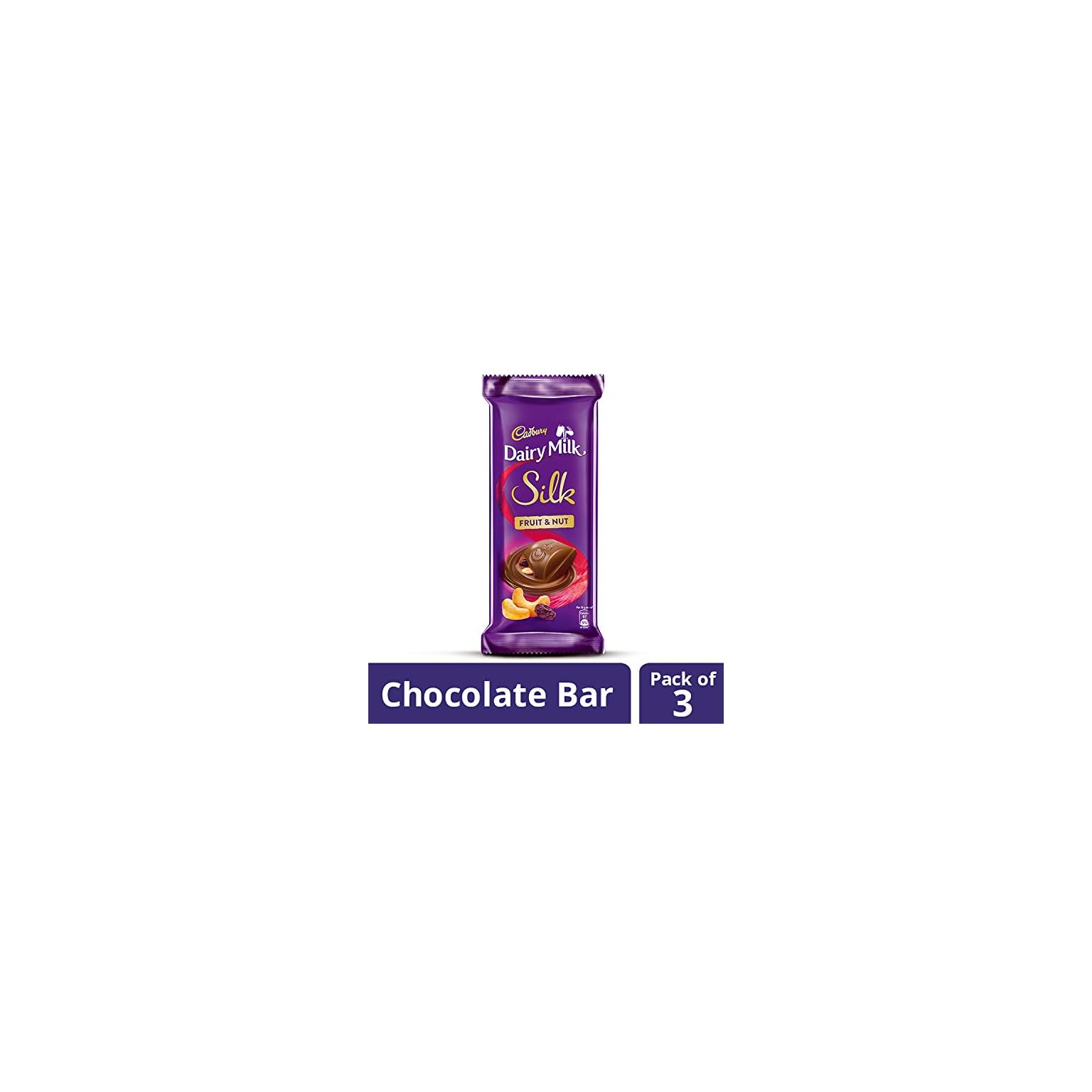 Cadbury Dairy Milk Silk Fruit and Nut Chocolate Bar, 137g (Pack of 3