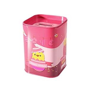 Caja de metal para guardar dinero Sansee, alcancía, caja de