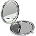 KOLIGHT®Double Sides (One is Normal,Another is Magnifying) Portable Foldable Pocket Metal Makeup Compact Mirror Woman Cosmetic Mirror (Green)