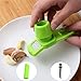 Multipurpose Grater for Ginger or Garlic - Stainless Steel Mincer and Crusher with Silicone Roller Peeler Tube Set Professional Grade, Easy Squeeze