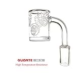 Mother Ship-Glass Heat Resistant Quartz Smokeless Kit 14MM Male