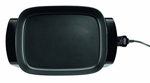 De'Longhi BG45 us-jap-hu-nii-ma2080 Delonghi Electric Skillet with Glass Lid (16 inch x 12 inch), Black (Renewed)