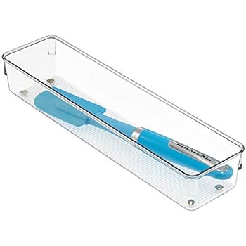 INTERDESIGN 52530 Linus Organizer, 3.2 by 12.8-Inch, Clear