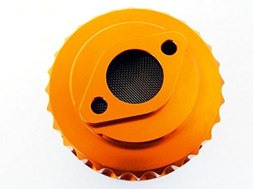 King Motor CNC Orange Aluminum Air Filter Kit Fits HPI, KIng Motor and Rovan Baja Buggies and Trucks, and most 23cc to 30.5cc 1/5 scale vehicle engines - Thumbnail 5