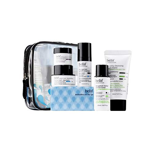 belif Bestsellers On-The-Go Travel Kit – 5 Pcs + Bag