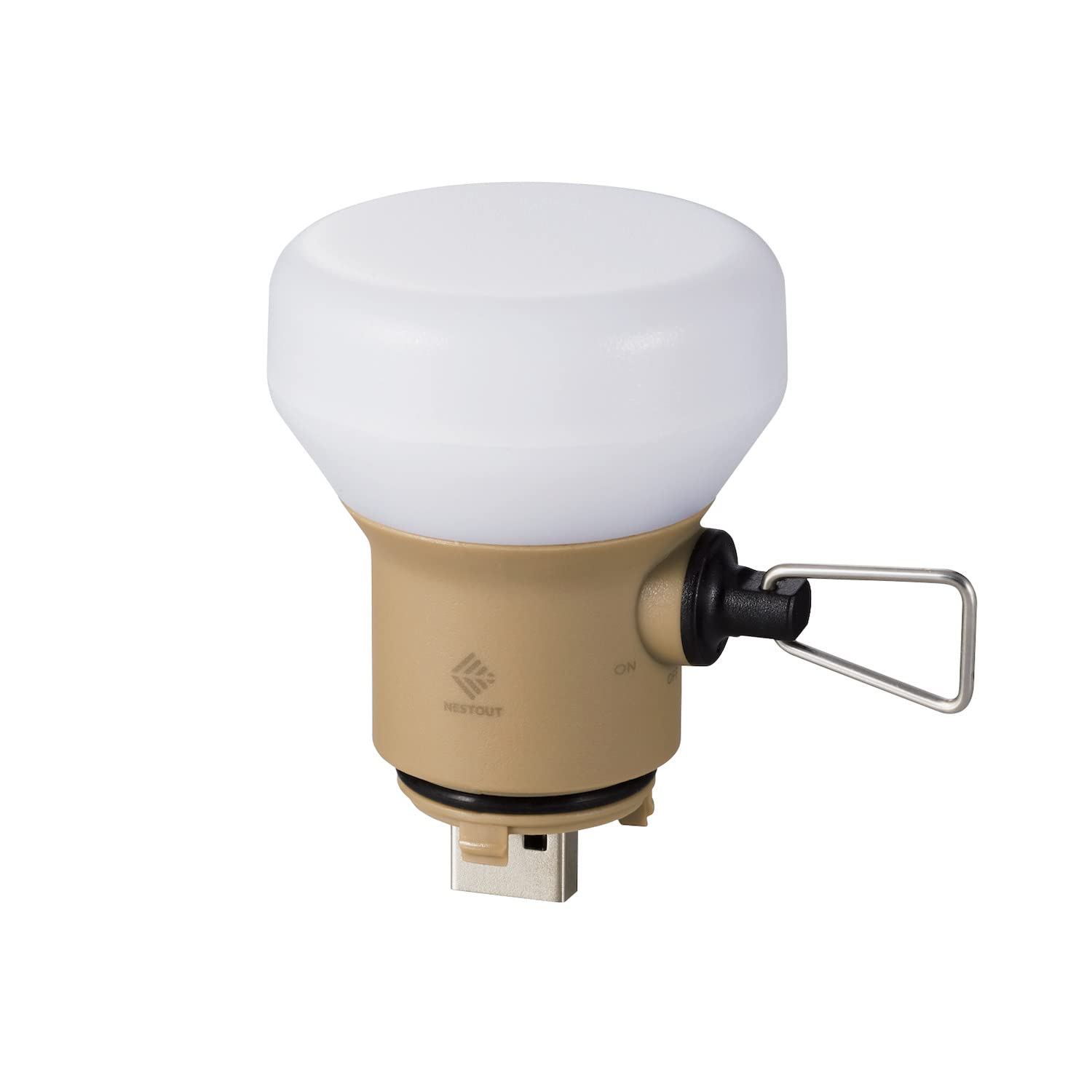 エレコム LEDランタン NESTOUT LAMP-1 専用ギア MAX300lm サンドベージュ DE-NEST-GLP01BE商品画像
