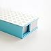 Chris.W 1Pack Self-Stick Pencil Tray - Under Desk Holder Pop-up Pen Storage Drawer Organizer(White and Blue)