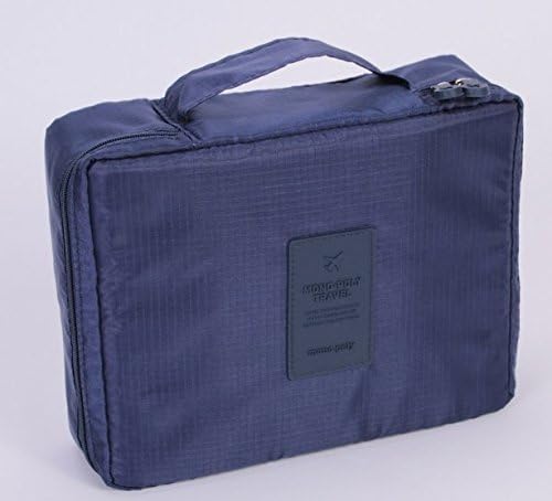 Clear Cosmetic Makeup Bag Toiletry Travel Kit Organizer Navy