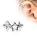 Interlocked Stars Cartilage Cuff 316L Surgical Steel