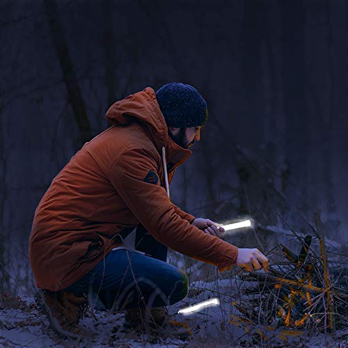 Lumistick 6 Inch Emergency Glow Sticks 15mm Thick Flat Bottom