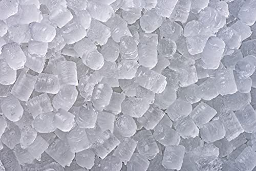 KBice Self Dispensing Countertop Nugget Ice Maker, Crunchy Pebble Sonic Ice Maker's Produces Max 30 lbs of Nugget Ice per Day, Stainless Steel Display Panel
