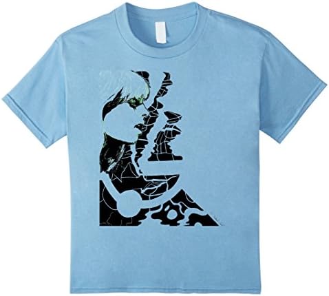 Nico Zombie Undead Heartbreak T-Shirt - Kids 10 - Baby Blue