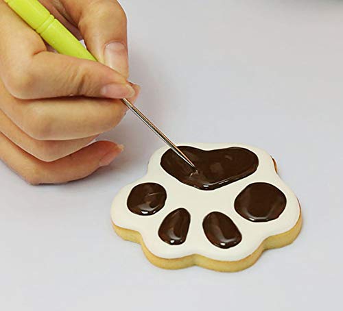 Gooday 12 PCS Scriber Needle Modelling Tool Marking Patterns Icing Sugarcraft Cake Decorating (12 Pieces) - Thumbnail 2