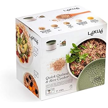 Amazon.com: Lekue Microwave Rice and Grain Cooker, Model ...