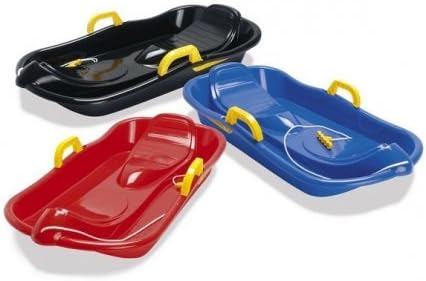 Dantoy Bob Sledge with Brakes Red Toboggan Winter Snow Play Made in Denmark