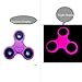 OWLCE Tri-Fidget Spinner EDC Focus Toys Fluorescent with Hybrid Ceramic Bearing Ultra Durable Non-3D printed for Adult Children (Luminous Purple )