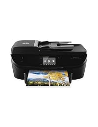 Impresora HP Envy 7640 multifunción e inalámbrica: Con impresora de fotos, escáner, fotocopiadora, máquina de fax con impresión móvil y certificado de reacondicionado (E4W43A), Negro