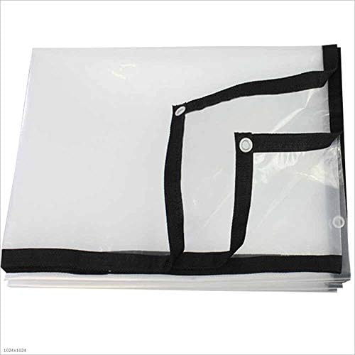 MMADD Flower Greenhouse film floor cover cloth, waterproof cloth transparent thickening perforated waterproof plastic piece cloth,3m×5m