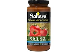 Sahara Organic Mild Salsa - No Salt & Sugar Added (12-Pack), 12 x 500ml
