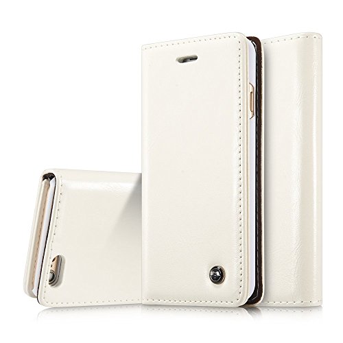 iPhone 6s plus Case,6s plus Wallet Case,AKHVRS Genuine Leather Magnet Cover Wallet Leather Case Flip Cover Folio Case [Card Slot][Wallet][Magnetic Closure] for iPhone 6 plus /6s plus 5.5