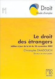 Le  droit des étrangers