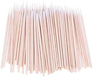 MaiSheng 100Pcs Cotton Stick Clean Tool for AirPods Earphone All Phones Headphone Jack and USB Charging Ports White