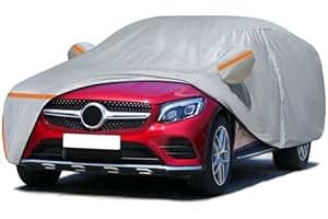 BETERNY Car Cover for 2016-2024 Mercedes Benz GLC 300 350e, Waterproof Custom-fit All Weather Sun Rain UV Dust Snow Protection Outdoor Car Cover with Door Zipper and Cotton Lining-Gray