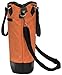 Vina 2 Bottle Wine Tote Bag - Thermal Insulated Champagne Purse Cooler Carrier with Strong Handle and Shoulder Strap, Great for Travel and Restaurants, Picnics, Orange
