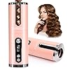 TURATA-Portable-Cordless-Auto-Hair-Curler-Fast-Operation-Wireless-Curling-Iron-with-3-Adjustable-Temperature-4-Timer-Anti-Tangle-Anti-Scald-USB-Rechargeable-Hair-Styling-Tool-with-LCD-Display TURATA Portable Cordless Auto Hair Curler Fast Operation Wireless Curling Iron with 3 Adjustable Temperature & 4 Timer…