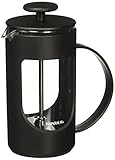 BonJour Coffee Unbreakable Plastic French Press, 12.7-Ounce, Ami-Matin(tm), Black