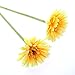 ULTNICE 5pcs Wedding Gerbera Daisy Artificial Flowers for Home Decoration (basket is not included)