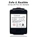 Lasica 2 Pack PC18B 4000mAh 18V Lithium Battery - Compatible with Porter Cable 18 Volt Cordless Power Tools Battery PC18BL PC18BLX PCC489N PC188 PCXMVC Replacement for Porter Cable 18-Volt Battery