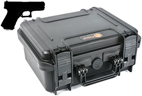 Elephant Elite EL1105gun Pistol Hand Gun Case for Full Size Beretta Ruger Smith & Wesson Sig Sauer Taurus Kimber Glock and Many More