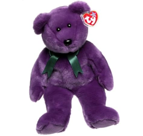 purple teddy bear ty