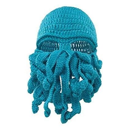 Hat Crochet Funny Tentacle Octopus Hat Crochet Beard Hat Crochet Funny Tentacle Octopus Hat Crochet Beard