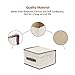 STORAGE MANIAC Polyester Canvas Storage Box, Foldable Storage Bins with Lid Shelf Baskets for Closet(Large)