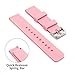 KDM Rubber Watch Band Pack of 2-18mm 20mm 22mm Silicone Quick Release Watch Strap Stainless Steel Buckle
