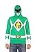 Power Rangers I Am Green Ranger Adult Full Zip Costume Hoodie (Adult Large)