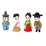 MagiDeal 2 Pairs Miniature Dollhouse Bonsai Craft Fairy Garden Glass Vase Korean Lovers Decor