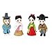 MagiDeal 2 Pairs Miniature Dollhouse Bonsai Craft Fairy Garden Glass Vase Korean Lovers Decor